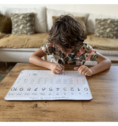 gioco magnetico educativo per imparare a scrivere i numeri