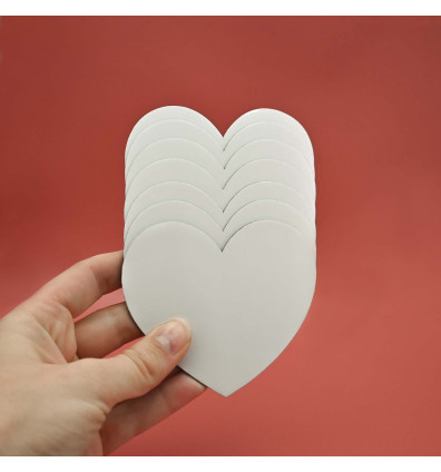 Promemoria magnetico per il frigorifero a forma di cuore - cancellabile e resistente - Ferflex