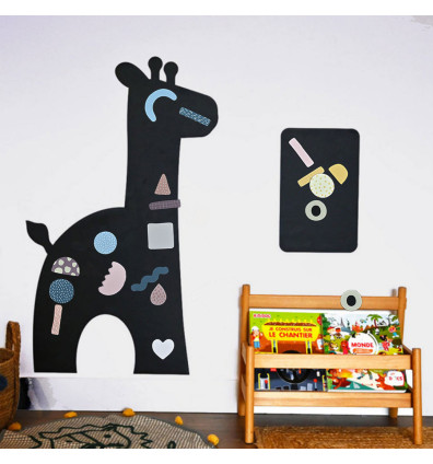 Carta da parati magnetica a forma di giraffa ideale per la camera dei bambini - Ferflex
