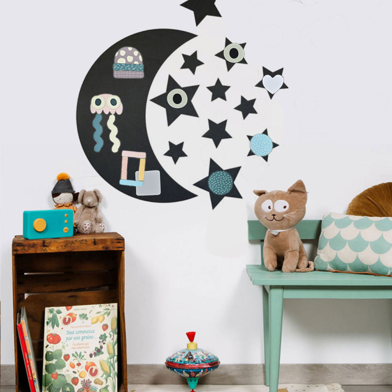 Tabella lunare magnetica da parete per decorare la stanza dei bambini - Ferflex