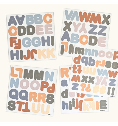 alfabeto magnetico colorato per frigorifero o lavagna magnetica ferflex