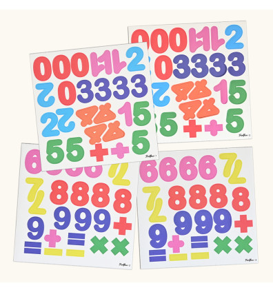 Numeri magnetici multicolori - Giochi educativi per bambini - Ferflex