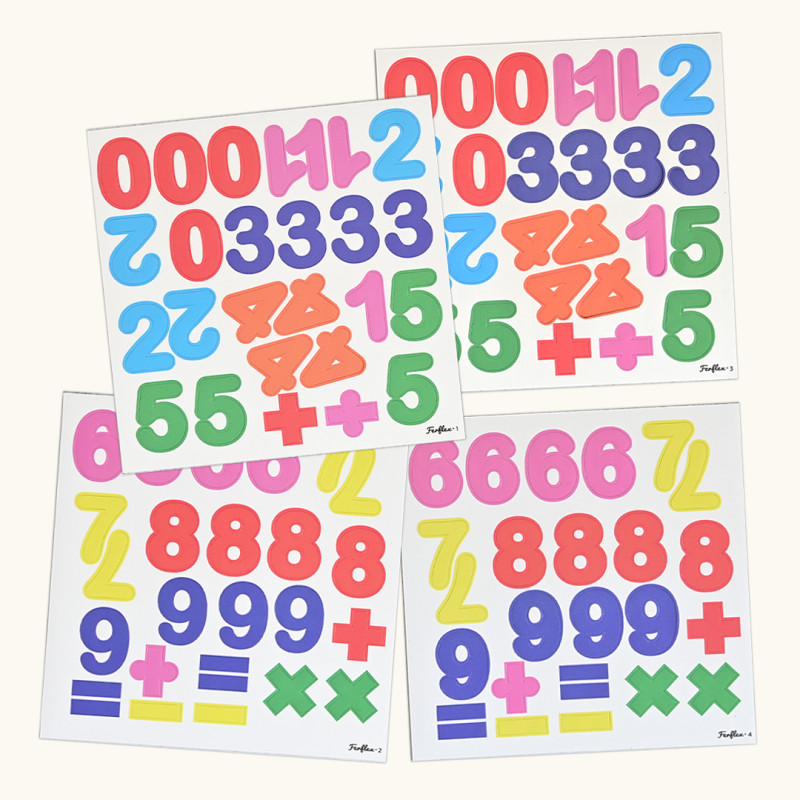 Numeri magnetici multicolori - Giochi educativi per bambini - Ferflex