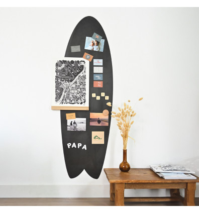 Lavagna magnetica a forma di tavola da surf - decorazione murale - Ferflex