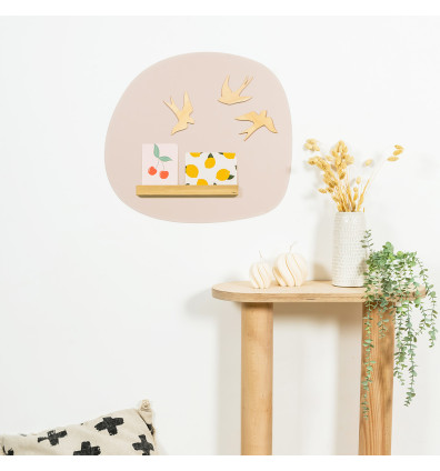 lavagna magnetica ovoidale Beige Pink - decorazioni da parete - Ferflex