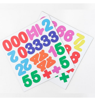 numeri magnetici multicolori - set di 50 magneti